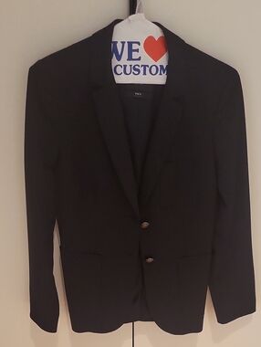 Talula Black Two-Button Sport Coat